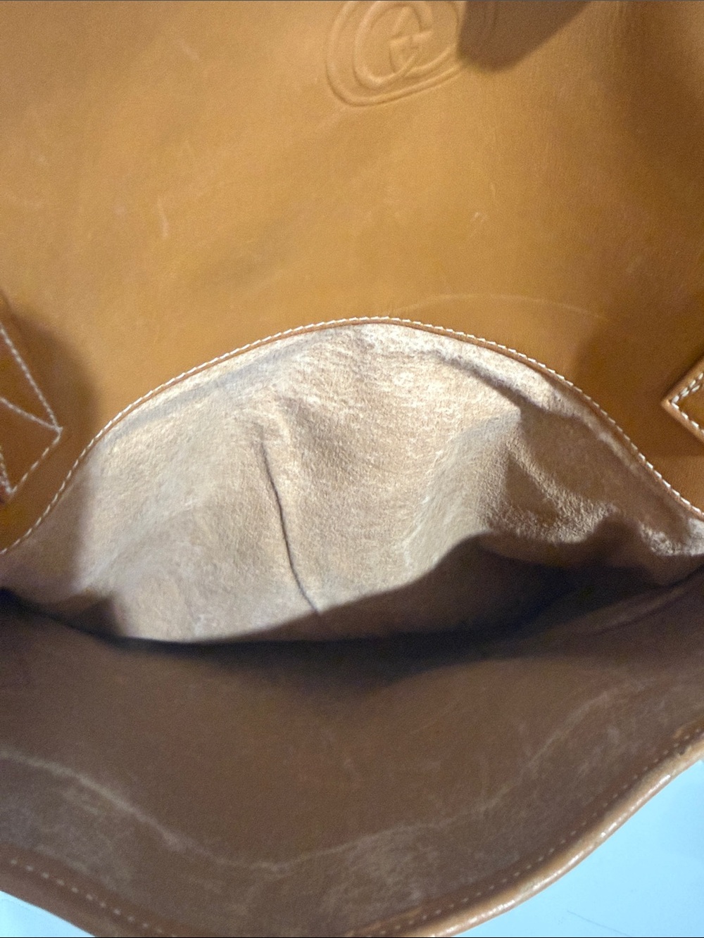 Authentic Gucci Tote - Vintage Gucci shoulder bag- Gucci Computer handbag - Picture 12 of 15
